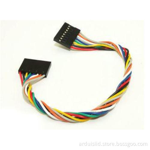 8 Pin Jumper Wire Female To Female For Arduino , 20cm Dupon